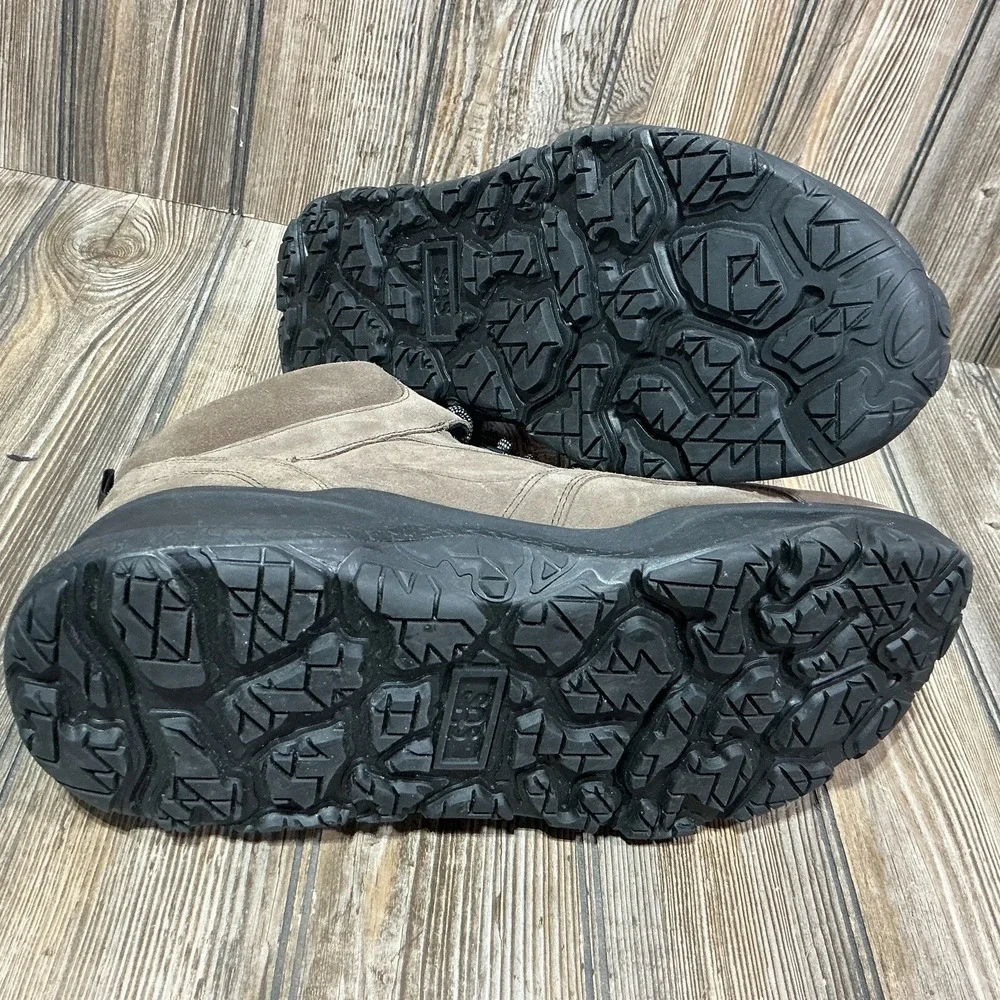 SAS Hi Country-Y Hiking Leather Water Resistant Boot Brown Lace Up Mens 13.5 W